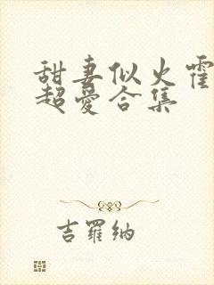 甜妻似火霍爷他超爱合集