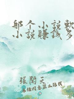 那个小说软件写小说赚钱多
