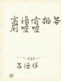 商场偷拍各种女厕嘘嘘
