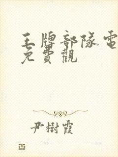 王牌部队电视剧免费观