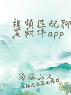 视频匹配聊天交友软件app