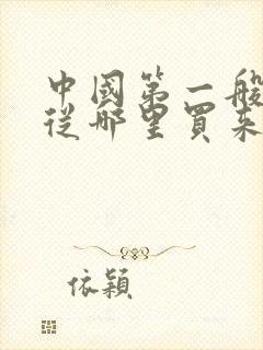 中国第一般航母从哪里买来的