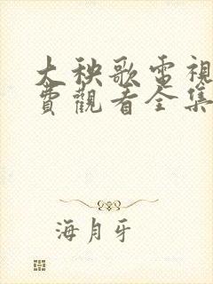 大秧歌电视剧免费观看全集