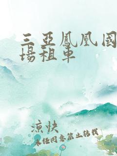 三亚凤凰国际机场租车