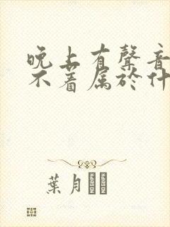 晚上有声音就睡不着属于什么原因