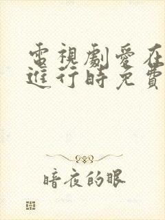 电视剧爱在离婚进行时免费观看