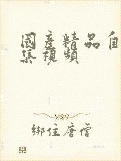 国产精品自拍合集视频