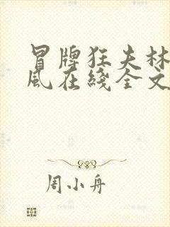 冒牌狂夫林悦顾风在线全文免费阅读