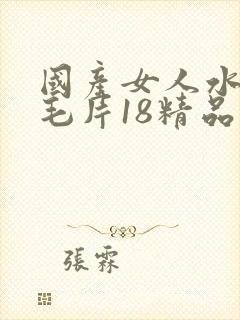 国产女人水真多毛片18精品