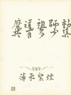魔道祖师动漫一共有多少集