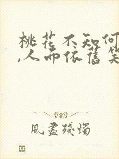桃花不知何处去,人面依旧笑春风