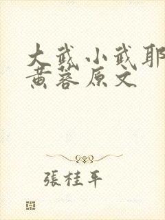 大武小武耶律齐黄蓉原文