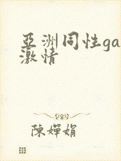 亚洲同性gay激情