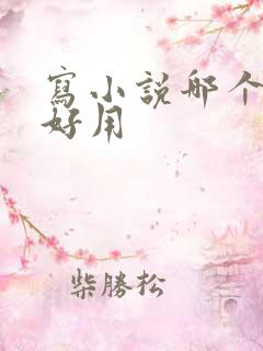 写小说哪个ai好用