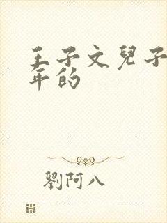 王子文儿子哪一年的