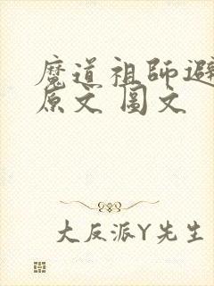 魔道祖师避尘篇原文 图文