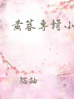 黄蓉专辑小说 黄蓉专辑小说