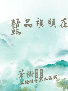 精品视频在线日韩