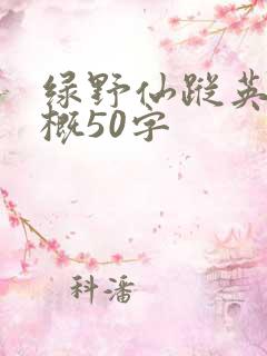 绿野仙踪英文梗概50字