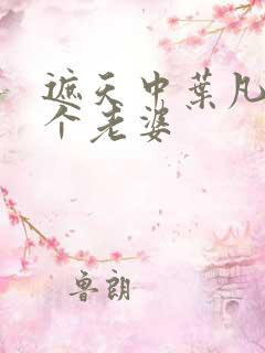 遮天中叶凡有几个老婆