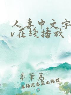人妻中文字幕av在线播放