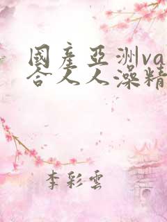 国产亚洲va综合人人澡精品