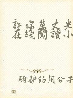 许你万丈光芒好在线阅读小说
