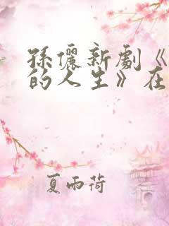 孙俪新剧《蛮好的人生》在哪个台播出