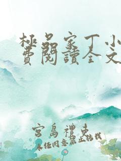 极品家丁小说免费阅读全文无删减