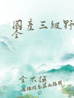 国产三级野战大全
