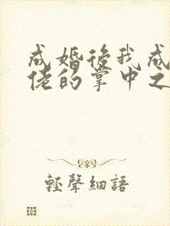 成婚后我成了大佬的掌中之物短剧