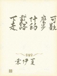 下载什么可以计走路的步数