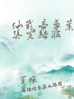 仙武帝尊叶辰全集完结版