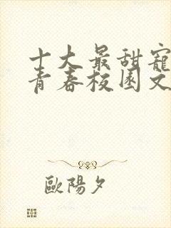 十大最甜宠小说青春校园文