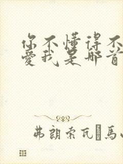 你不懂得不懂得爱我是哪首歌的歌词