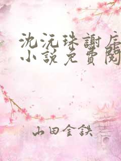 沈沅珠谢序川的小说免费阅读全文