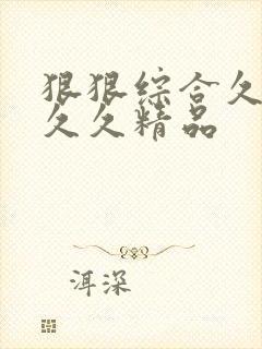 狠狠综合久久久久久精品