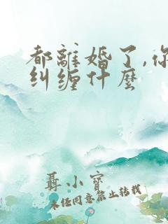 都离婚了,你还纠缠什么