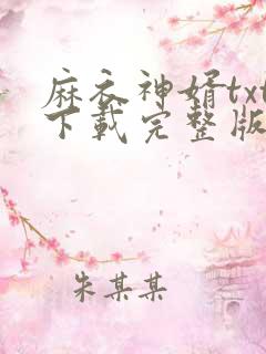 麻衣神婿txt下载完整版