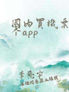 国内买机票用哪个app