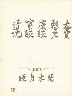清穿康熙太子妃沈皎皎免费阅读笔趣阁