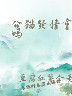 公猫发情会乱尿吗