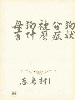 母狗被公狗骑后有什么症状