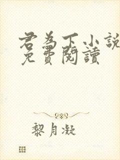 君为下小说全文免费阅读