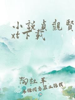 小说贞观贤王txt下载