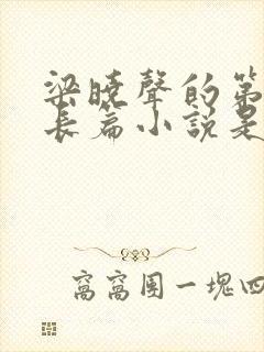 梁晓声的第一篇长篇小说是什么