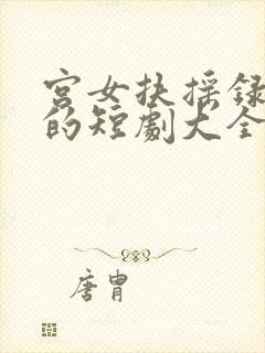 宫女扶摇录免费的短剧大全