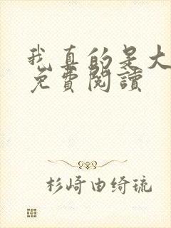 我真的是大明星免费阅读