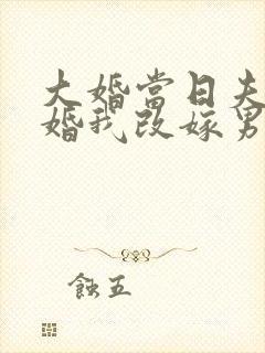 大婚当日夫君逃婚我改嫁男主