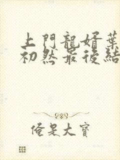 上门龙婿叶辰萧初然最后结局